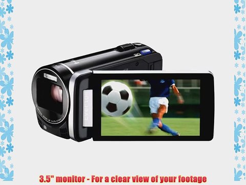 JVC GZHM960BUS Camcorder with 10x Optical Zoom and 3.5-Inch LCD Screen (Black)