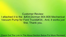 Dorman 300-701 Vacuum Pump Pulley Review