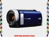 JVC 1.5-Megapixel 1080P High-Definition Everio Digital Video Camera (Blue) GZE200AUS