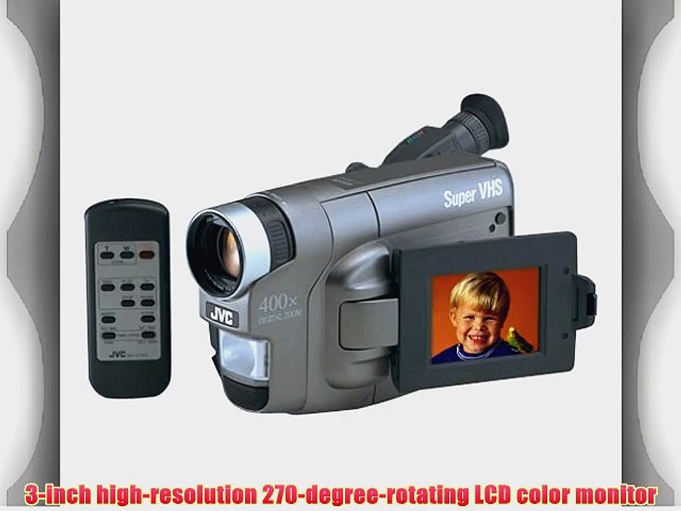 JVC GR-SXM920U Palm Size Compact  Super VHS Camcorder With LCD Monitor