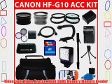 Advanced Accessory Kit For Canon VIXIA HF G10 HFG10 Flash Memory Camcorder Include Canon BP-808