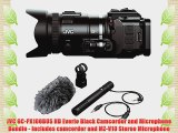 JVC GC-PX100BUS HD Everio Black Camcorder and Microphone Bundle - Includes camcorder and MZ-V10
