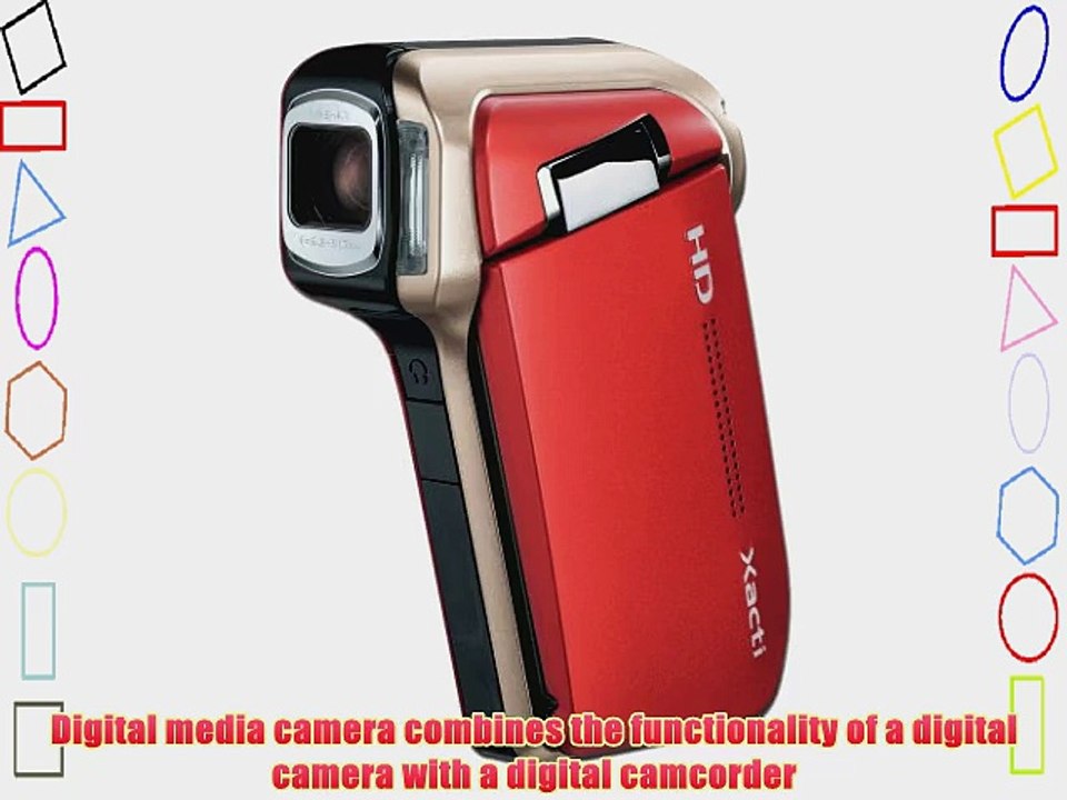 Sanyo Xacti HD700 7MP MPEG-4 High Definition 720p Camcorder with 5x Optical Zoom (Red)