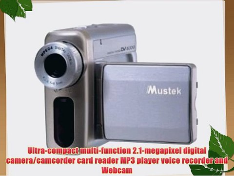 Mustek DV4000 MPEG-4 7-in-1 Multifunctional Digital Camcorder w/1.5-inch LCD and 4x Digital