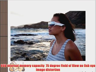 Pivothead 1080 HD 8MP Video Recording Camera Polarized Hand-Free Sunglasses Aurora Metallic