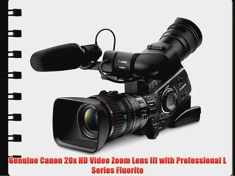 Canon XL-H1S 3CCD HDV High Definition Professional Camcorder with 20x HD Video Zoom Lens III