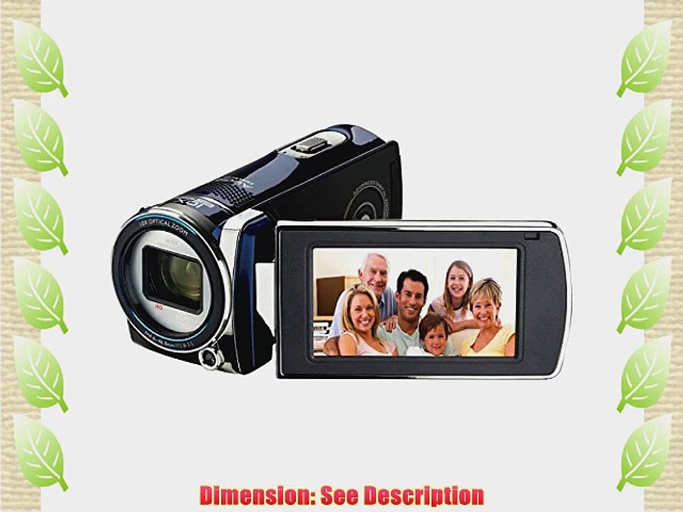 Bell and Howell 16 MP Full 1080p HD Video Camera Camcorder with 10x Optical Zoom and Touchscreen