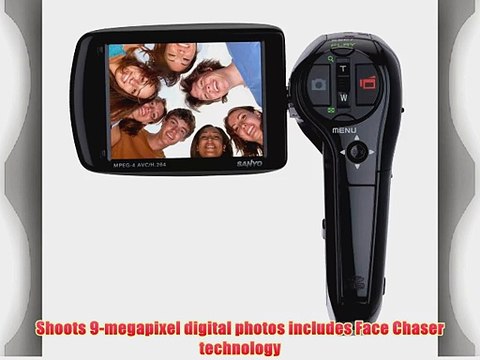 Sanyo Xacti VPC-CG9 9MP Flash Memory Camcorder with 5x Optical Zoom (Black)