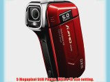 Dxg USA 5.0 Megapixel 1080P High-Definition Quickshots Digital Video Camera - Red DXG-5B9VR