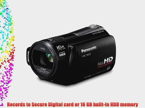 Panasonic HDC-TM20K High-Def Flash Memory Camcorder with 16GB Internal Memory and 8GB Memory