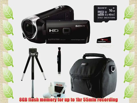 Sony HDR-PJ275/B 8GB Full HD 60p Camcorder w/ built-in Projector Sony MicroSD 32GB Accessory
