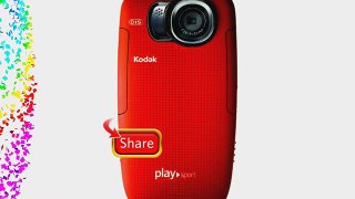 Kodak PlaySport (Zx5) HD Waterproof Pocket Video Camera - Red  (2nd Generation)