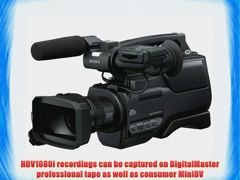Sony HVR-HD1000U MiniDV 1080i High Definition Camcorder with 10x Optical Zoom