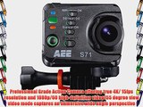 AEE Technology Action Cam S71 4K 1080P 16MP Slim Body Wi-Fi Waterproof Wireless Action Camera