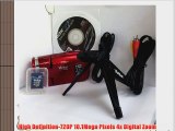 Vivitar DVR945HD 10.1 Mega Pixels Red Camcorder with 2.7 LCD Screen and HD Video Recording