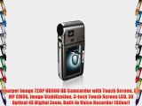 Sharper Image 720P HD900 HD Camcorder with Touch Screen 5.0 MP CMOS Image Stabilization 3-Inch