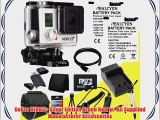 GoPro HERO3  Silver Edition   Two AHDBT-301 Replacement Lithium Ion Battery   External Rapid
