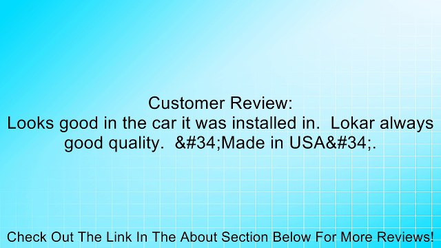 Lokar XBFG-6012 XL Black Throttle Pedal with Insert Review