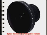 Opteka Platinum Series 0.2X HD Panoramic Vortex 220Deg Fisheye Lens For Sony DCR-SR37 SR38