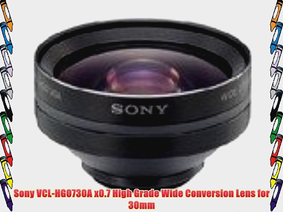 Sony VCL-HG0730A x0.7 High Grade Wide Conversion Lens for 30mm