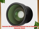 Panasonic VW-W3707H Wide Conversion Lens for Panasonic Camcorder (Black)