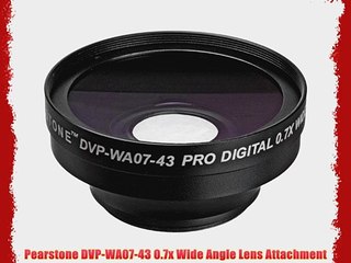 Pearstone DVP-WA07-43 0.7x Wide Angle Lens Attachment