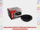 Opteka 58mm 0.3X HD2 X-TREME Super Fisheye Lens for Professional Camcorders