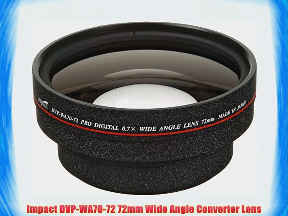 Impact DVP-WA70-72 72mm Wide Angle Converter Lens