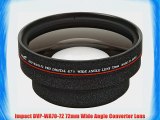 Impact DVP-WA70-72 72mm Wide Angle Converter Lens
