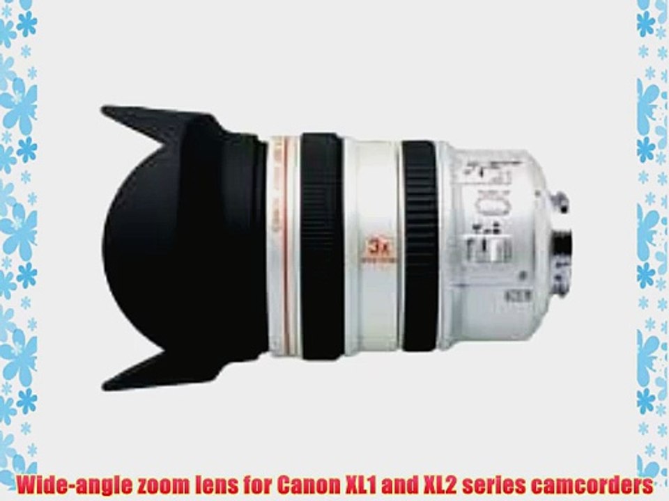 Canon 3x Video Zoom Lens for the XL1 and XL2 - video Dailymotion