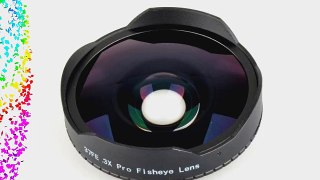 NEEWER? Black 0.3X Baby Death 37mm Video Ultra Digital Camera Fisheye Lens for Camcorders