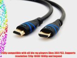 BlueRigger High Speed HDMI Cable - 50 Feet - CL3 Rated for In-wall Installation - Supports