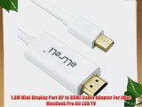 1.8M Mini Display Port DP to HDMI Cable Adapter For iMac MacBook Pro Air LCD TV