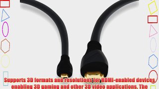 GearIT 10 Pack (3 Feet/0.91 Meters) High-Speed Micro HDMI To HDMI Cable Supports Ethernet 3D