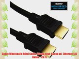 Cable Wholesale Hdmi Cable 24awg High Speed w/ Ethernet Cl2 Rated - 25 Ft
