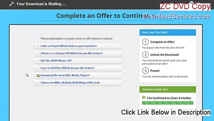 ZC DVD Copy Free Download (Free of Risk Download)