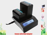 Sony BC-U2 Replacement Dual Channel Battery Charger with LCD Display for BP-U30 BP-U60 and