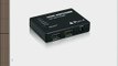 Portta PET0302 3X2 HDMI Mini Switcher Splitter with?IR?Remote AC Adapter and 3D support