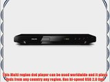 Philips DVP3650K All Multi Region Code Zone Free DVD Player