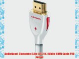 AudioQuest Cinnamon 8.0m (26.2 ft.) White HDMI Cable PVC Jacket