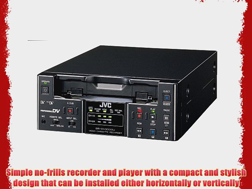 JVC BR-DV3000U-B Professional DV Recorder