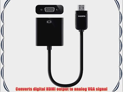 Belkin HDMI to VGA Projector Adapter (Supports HDMI 2.0)