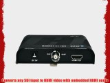 OREI XD-500 SDI to HDMI Converter up to 1080p - Supports HD-SDI SD-SDI and 3G-SDI Signals