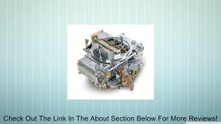 Holley 0-1850sa Aluminum 600 CFM Four-Barrel Street Carburetor Review