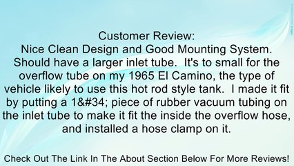 Mr. Gasket 9133 3" x 10" Stainless Steel Overflow Tank Review
