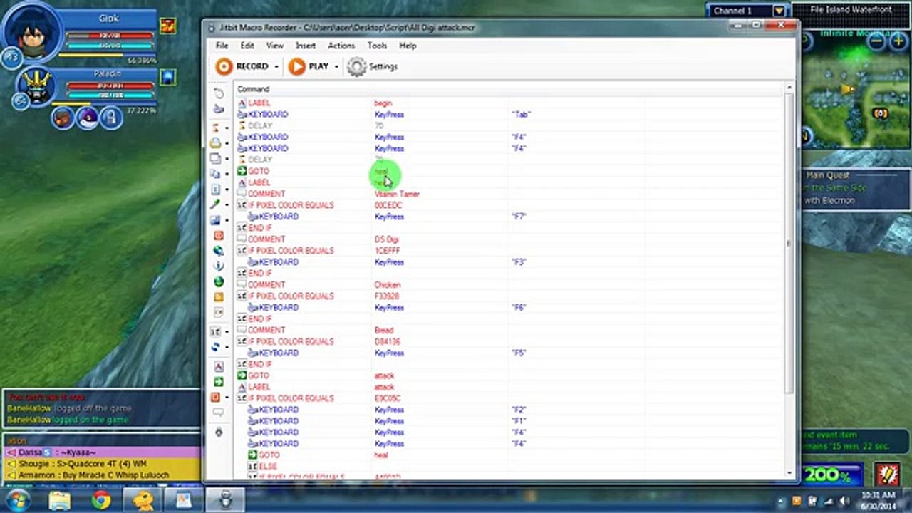 how to use bot in dmo