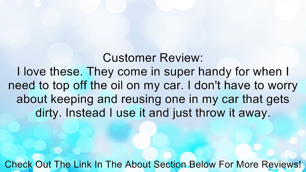 Devilbiss Dekups disposable funnels 24 pack Review