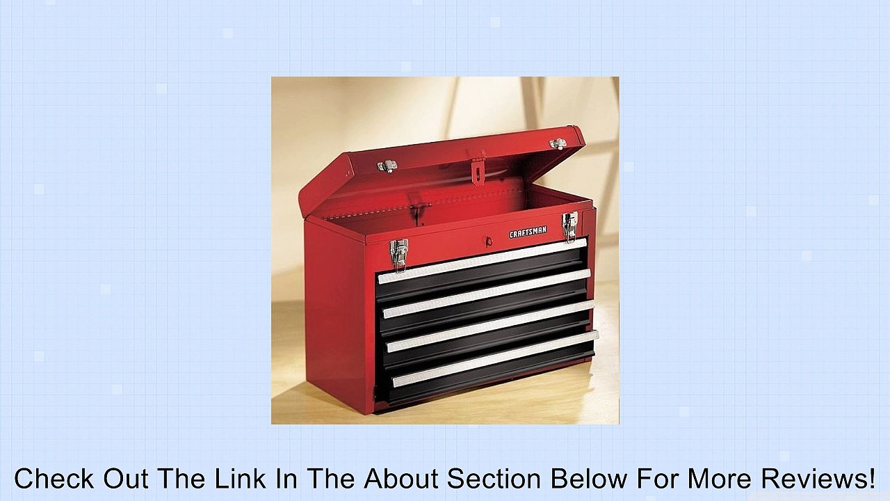 Craftsman 4 Drawer Chest with Large Top Compartment Review