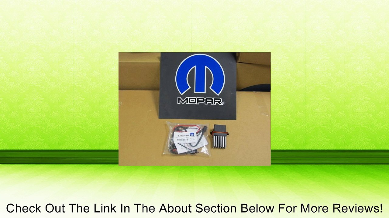 Jeep Grand Cherokee 99-04 Blower Motor Resistor OE MOPAR Review