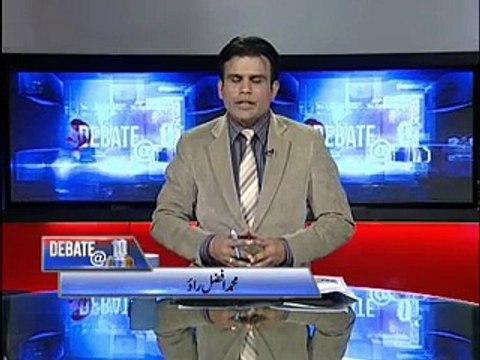 AFZAL RAO(Debate@10 with YASEEN SOHAL(MPA-PML-N) on Daish's Presence in Pakistan.